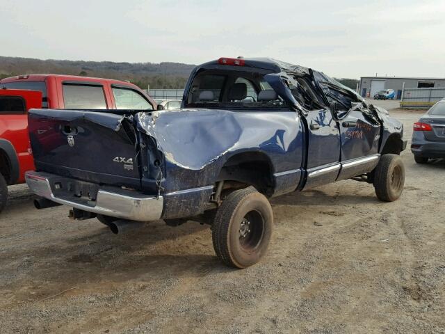 1D7HU18268J195469 - 2008 DODGE RAM 1500 S BLUE photo 4