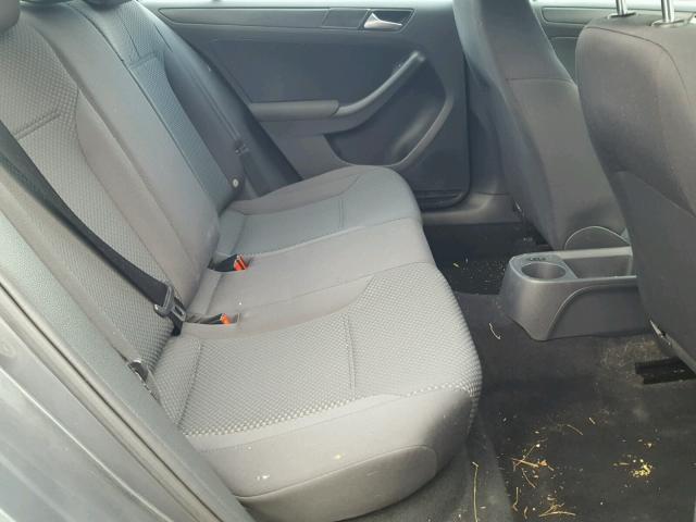 3VW1K7AJ9CM393378 - 2012 VOLKSWAGEN JETTA BASE 灰色 照片 6