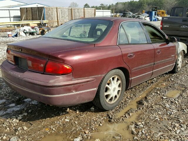 2G4WB52K5W1512281 - 1998 BUICK REGAL LS MAROON photo 4