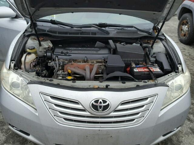 4T1BE46K37U533887 - 2007 TOYOTA CAMRY NEW SILVER photo 7