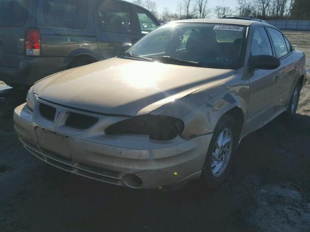 1G2NF52E84C182677 - 2004 PONTIAC GRAND AM S TAN photo 2