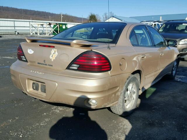 1G2NF52E84C182677 - 2004 PONTIAC GRAND AM S TAN photo 4