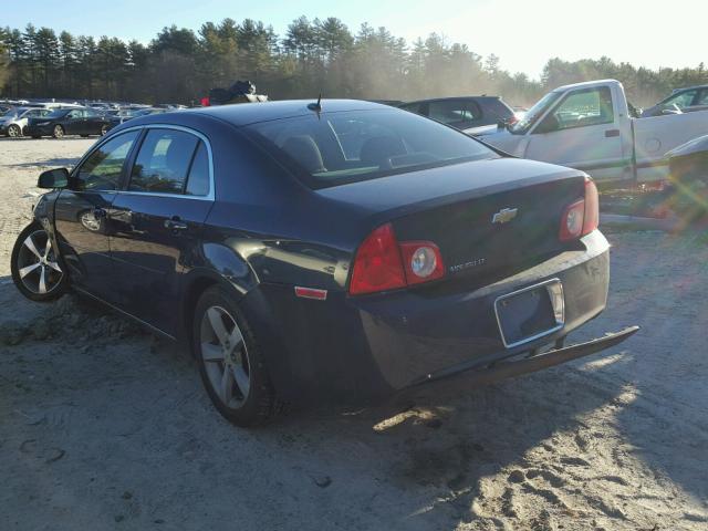 1G1ZC5E11BF126566 - 2011 CHEVROLET MALIBU 1LT BLUE photo 3