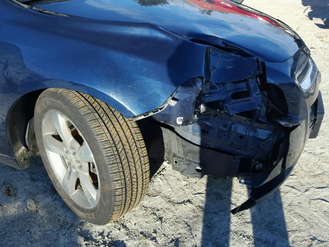 1G1ZC5E11BF126566 - 2011 CHEVROLET MALIBU 1LT 蓝色 照片 9