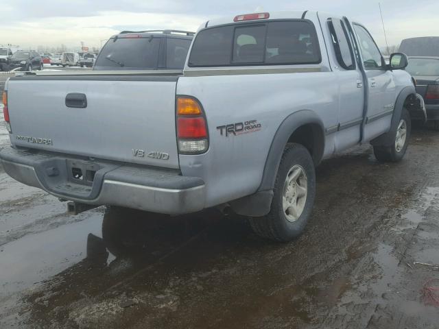 5TBBT4419YS051511 - 2000 TOYOTA TUNDRA ACC SILVER photo 4