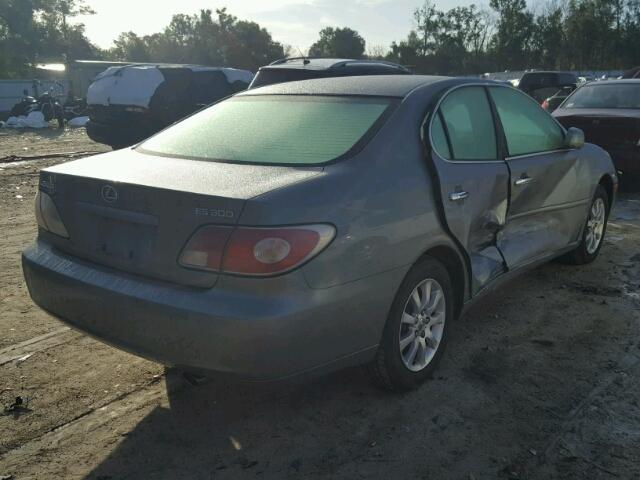 JTHBF30G320036952 - 2002 LEXUS ES 300 GRAY photo 4