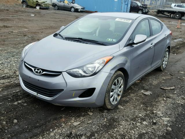 KMHDH4AE7CU449566 - 2012 HYUNDAI ELANTRA GL GRAY photo 2