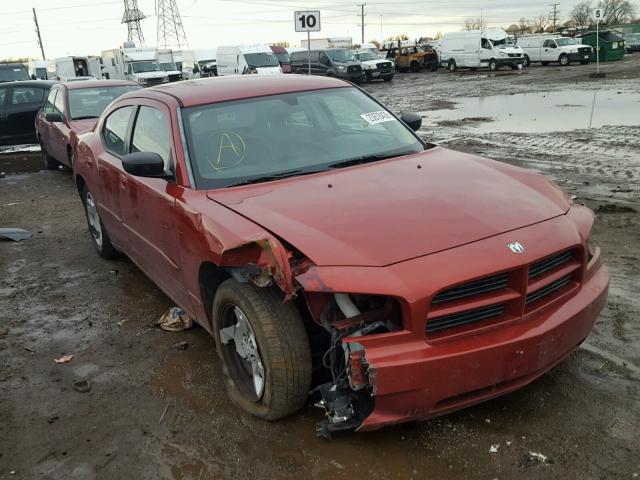 2B3LA43R16H292260 - 2006 DODGE CHARGER SE RED photo 1