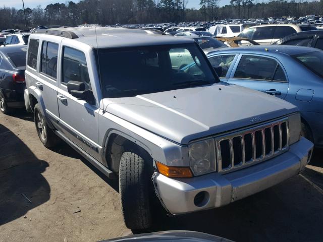 1J8HG48K67C512553 - 2007 JEEP COMMANDER SILVER photo 1