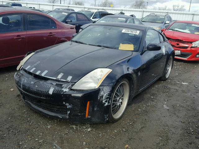 JN1AZ34D95M603461 - 2005 NISSAN 350Z COUPE BLACK photo 2