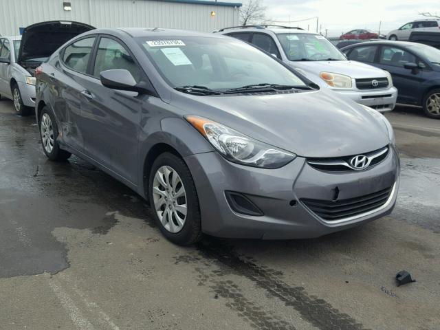 5NPDH4AE4CH115672 - 2012 HYUNDAI ELANTRA GL GRAY photo 1