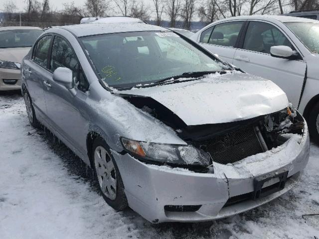 2HGFA1F51BH309833 - 2011 HONDA CIVIC LX SILVER photo 1