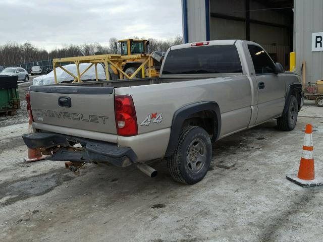 1GCEK14V93E276888 - 2003 CHEVROLET SILVERADO TAN photo 4