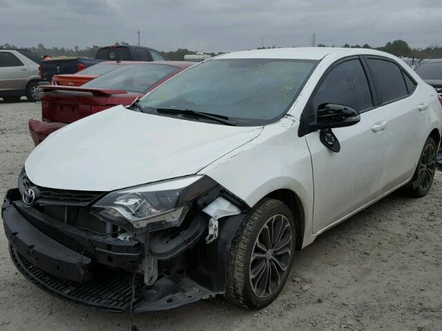 5YFBURHE4FP301211 - 2015 TOYOTA COROLLA L WHITE photo 2