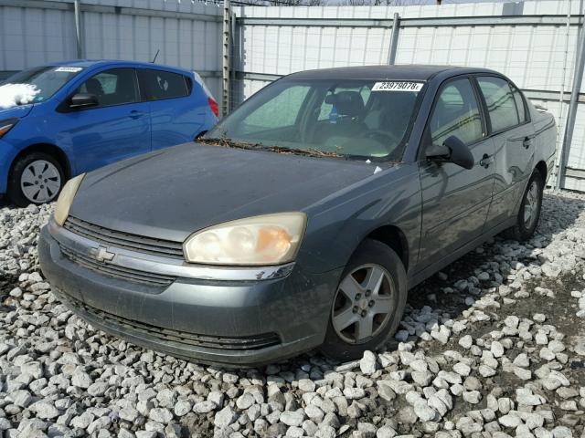 1G1ZT54885F167537 - 2005 CHEVROLET MALIBU LS GRAY photo 2