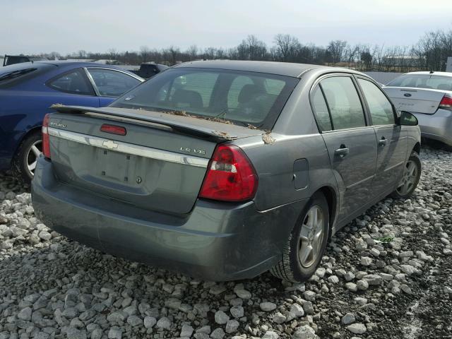 1G1ZT54885F167537 - 2005 CHEVROLET MALIBU LS GRAY photo 4