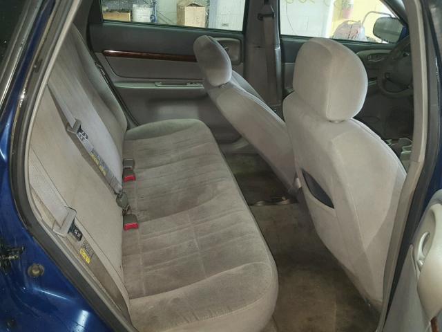 2G1WF52E439342536 - 2003 CHEVROLET IMPALA BLUE photo 6