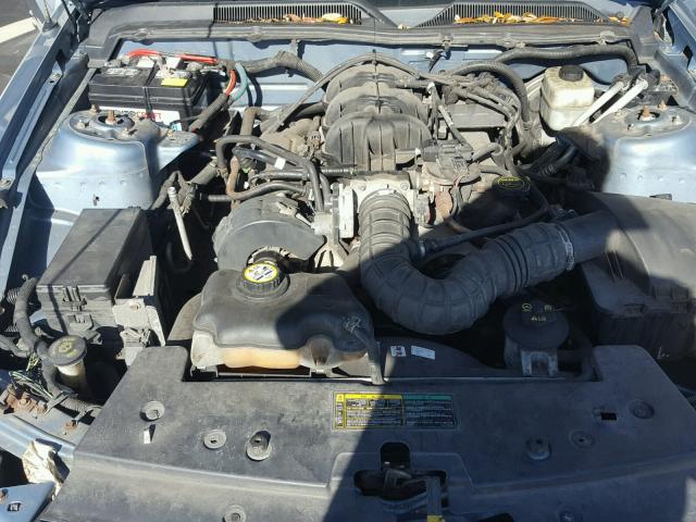 1ZVFT80N655158457 - 2005 FORD MUSTANG BLUE photo 7