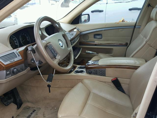 WBAGL63574DP73639 - 2004 BMW 745 I BLACK photo 5