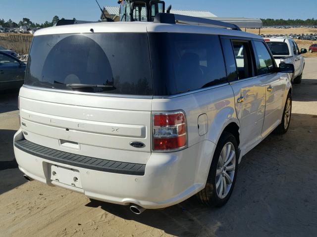 2FMGK5C80GBA16971 - 2016 FORD FLEX SEL WHITE photo 4