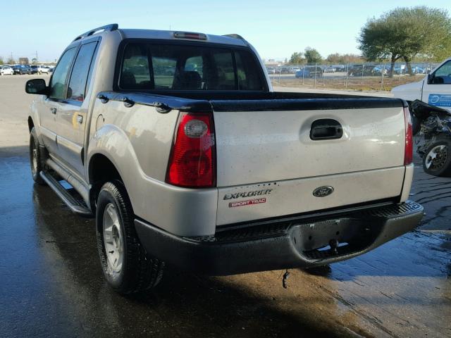 1FMZU67E72UD24179 - 2002 FORD EXPLORER S TAN photo 3