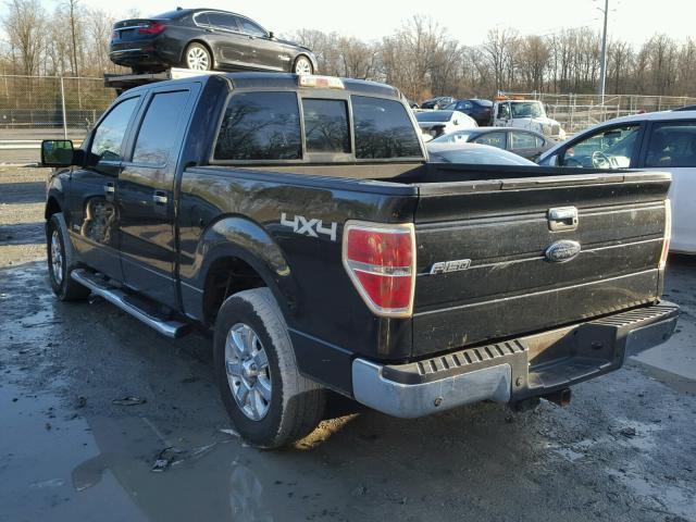 1FTFW1ET4CFB93904 - 2012 FORD F150 SUPER BLACK photo 3