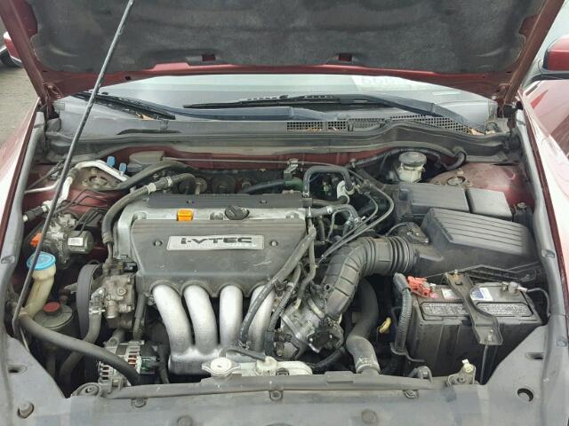 1HGCM56785A098152 - 2005 HONDA ACCORD EX BURGUNDY photo 7