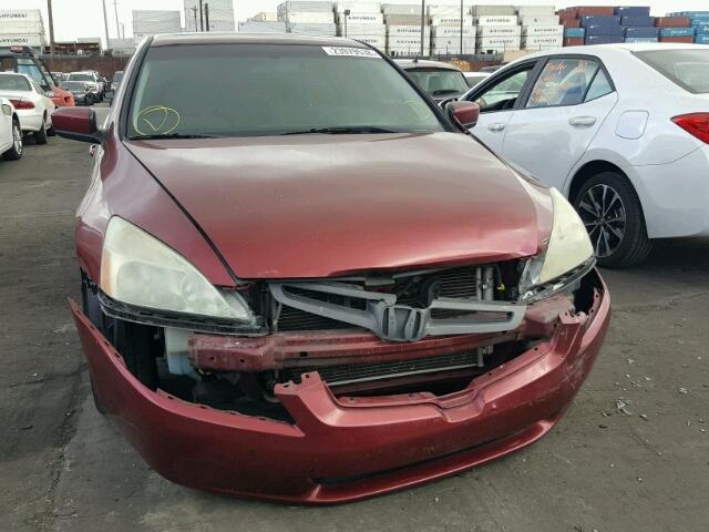 1HGCM56785A098152 - 2005 HONDA ACCORD EX BURGUNDY photo 9