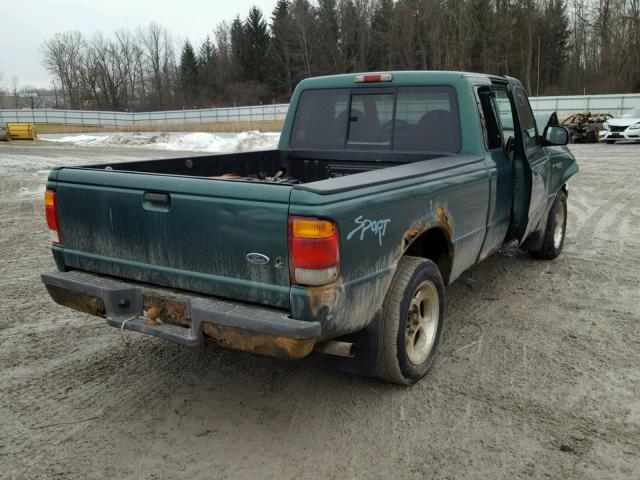 1FTYR14V0XTA57585 - 1999 FORD RANGER SUP GREEN photo 4