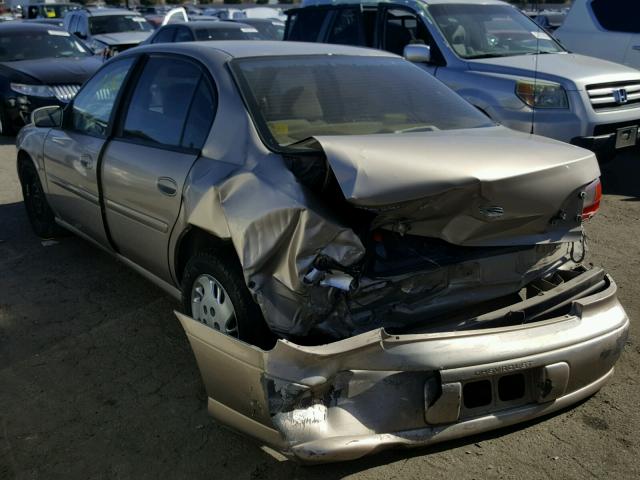 1G1ND52MXWY109091 - 1998 CHEVROLET MALIBU BEIGE photo 3