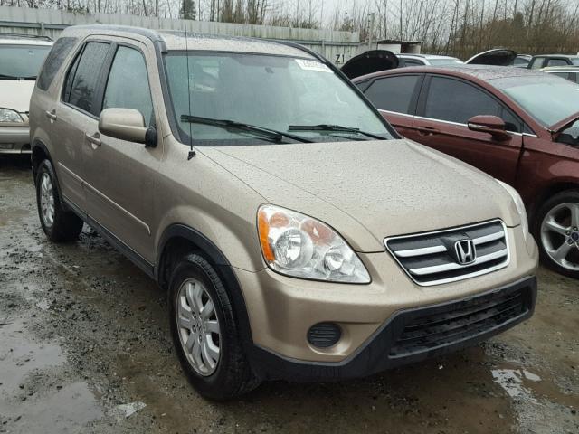 JHLRD78945C017688 - 2005 HONDA CR-V SE GOLD photo 1