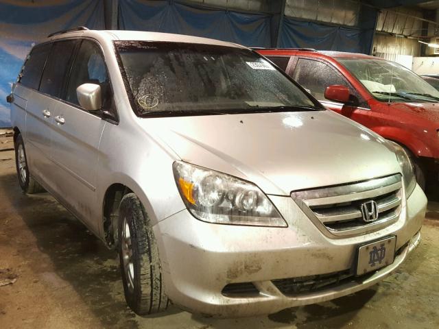 5FNRL38427B457556 - 2007 HONDA ODYSSEY EX SILVER photo 1