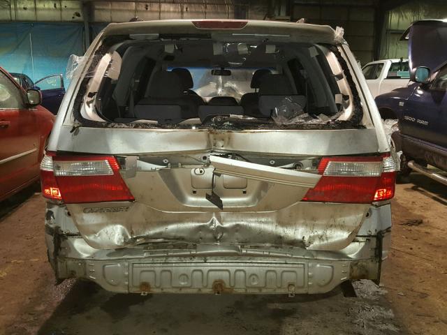 5FNRL38427B457556 - 2007 HONDA ODYSSEY EX SILVER photo 9