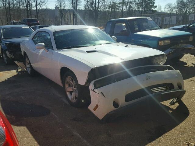 2C3CDYAG3CH174774 - 2012 DODGE CHALLENGER WHITE photo 1