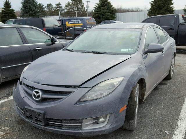 1YVHZ8CH9A5M45182 - 2010 MAZDA 6 I BLUE photo 2