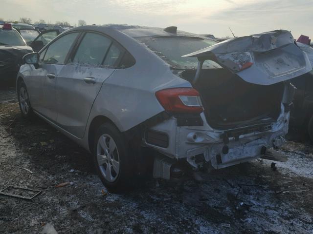 1G1BC5SM2G7315518 - 2016 CHEVROLET CRUZE LS SILVER photo 3