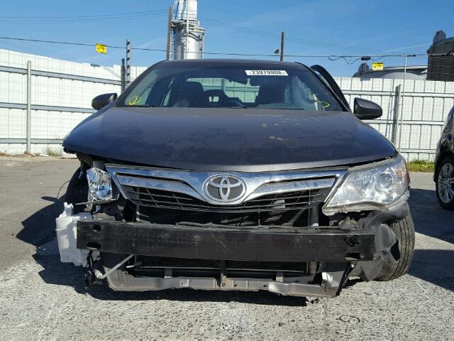 4T4BF1FK7CR241767 - 2012 TOYOTA CAMRY BASE GRAY photo 10