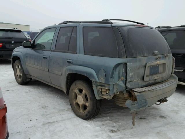 1GNDT33S092125032 - 2009 CHEVROLET TRAILBLAZE BLUE photo 3