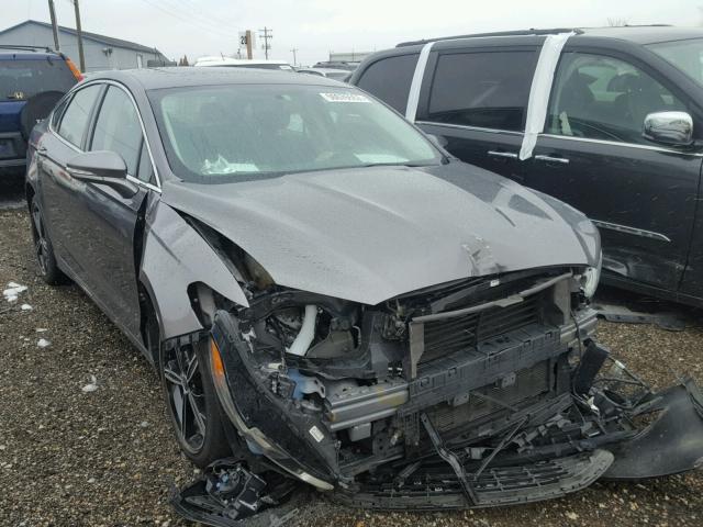 3FA6P0HDXER328682 - 2014 FORD FUSION SE GRAY photo 1