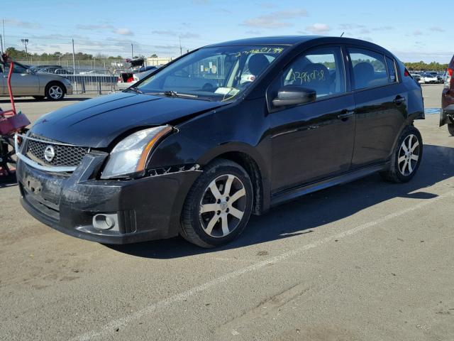 3N1AB6APXCL670579 - 2012 NISSAN SENTRA 2.0 BLACK photo 2