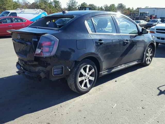 3N1AB6APXCL670579 - 2012 NISSAN SENTRA 2.0 BLACK photo 4