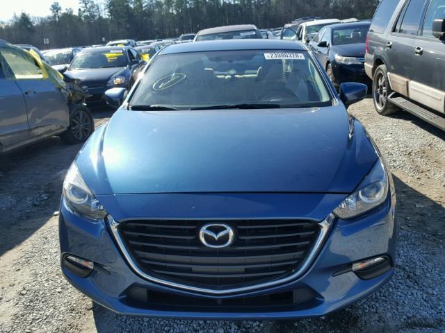 JM1BN1U78H1111540 - 2017 MAZDA 3 SPORT BLUE photo 9