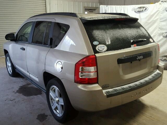 1J4FT47B29D208395 - 2009 JEEP COMPASS SP 金色 照片 3
