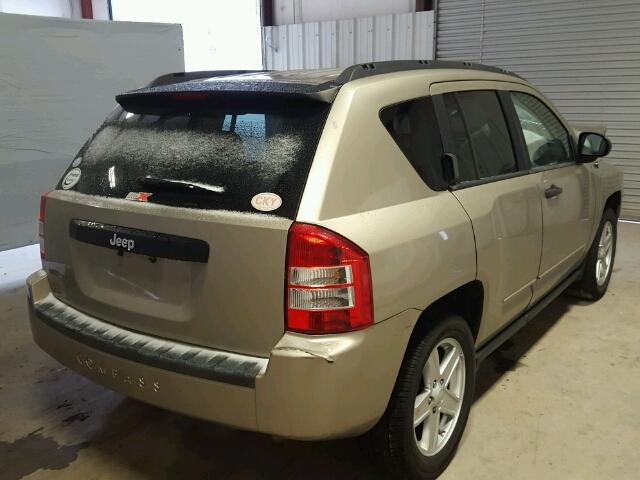 1J4FT47B29D208395 - 2009 JEEP COMPASS SP 金色 照片 4