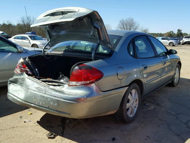 1FAFP56275A228676 - 2005 FORD TAURUS SEL GRAY photo 4