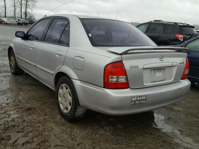 JM1BJ222310444927 - 2001 MAZDA PROTEGE DX SILVER photo 3