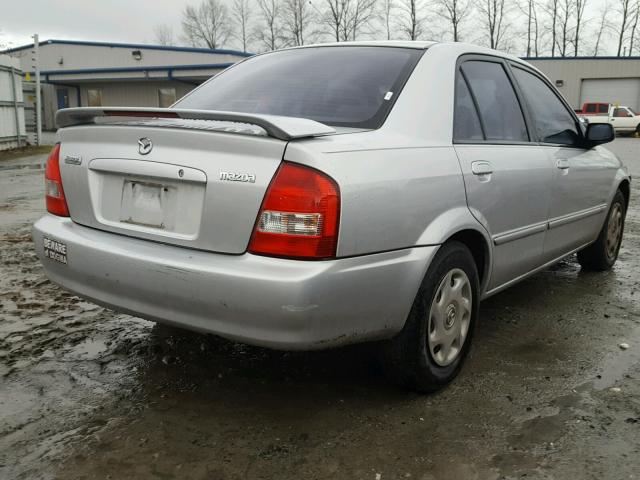 JM1BJ222310444927 - 2001 MAZDA PROTEGE DX SILVER photo 4