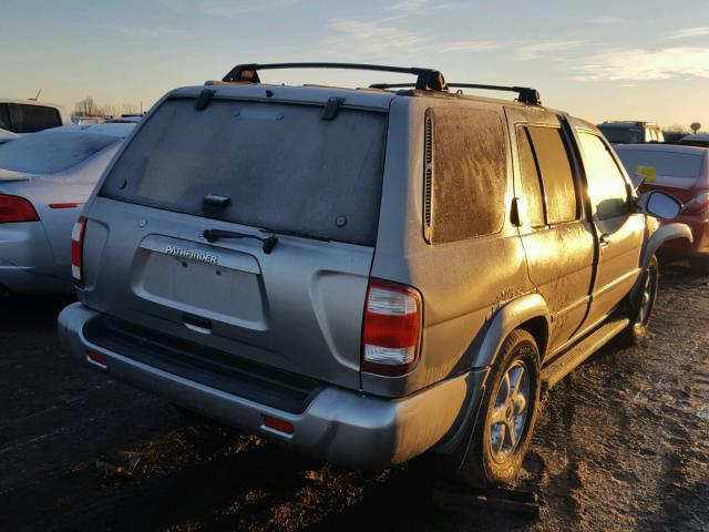 JN8AR07Y4YW437258 - 2000 NISSAN PATHFINDER SILVER photo 4