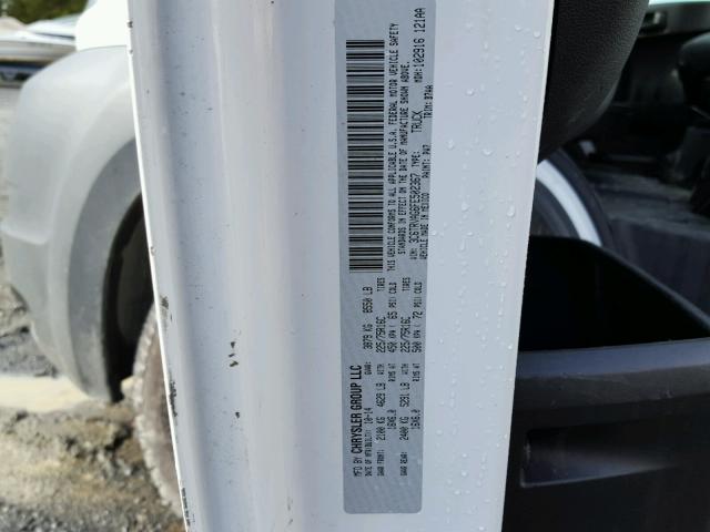 3C6TRVAG6FE502367 - 2015 RAM PROMASTER 白色 照片 10