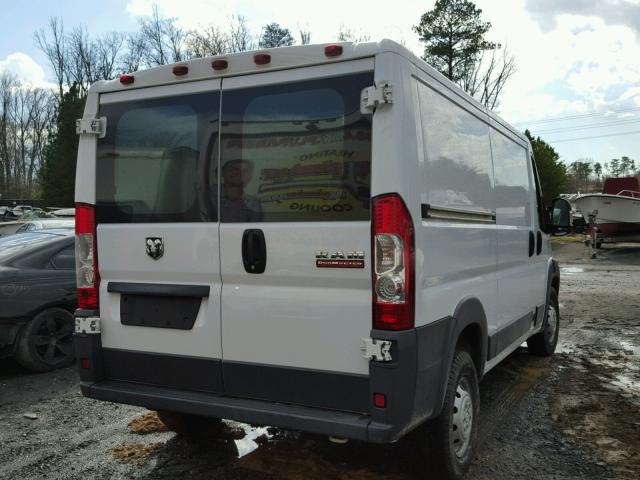 3C6TRVAG6FE502367 - 2015 RAM PROMASTER WHITE photo 4